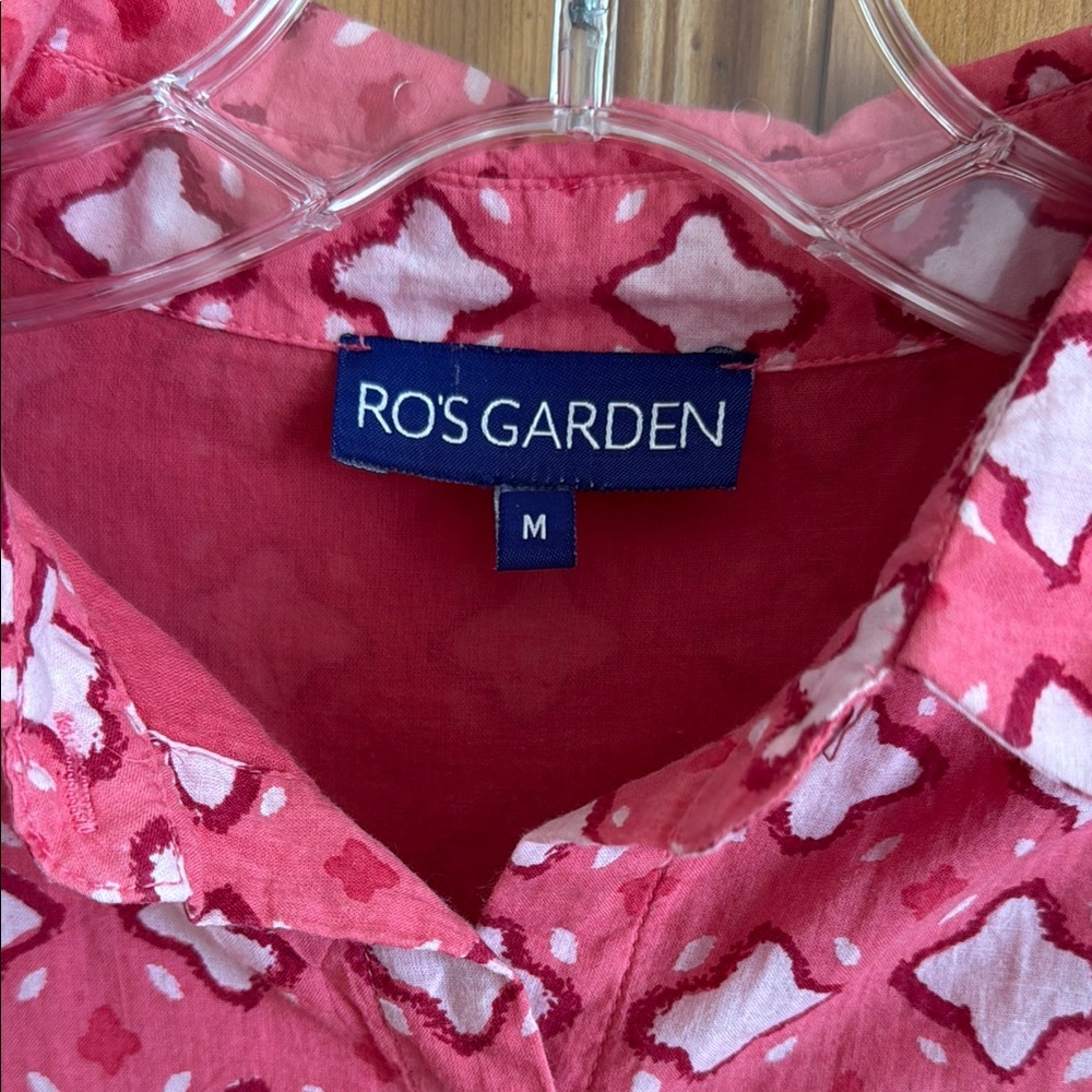 Ro's Garden Pink and White Dress